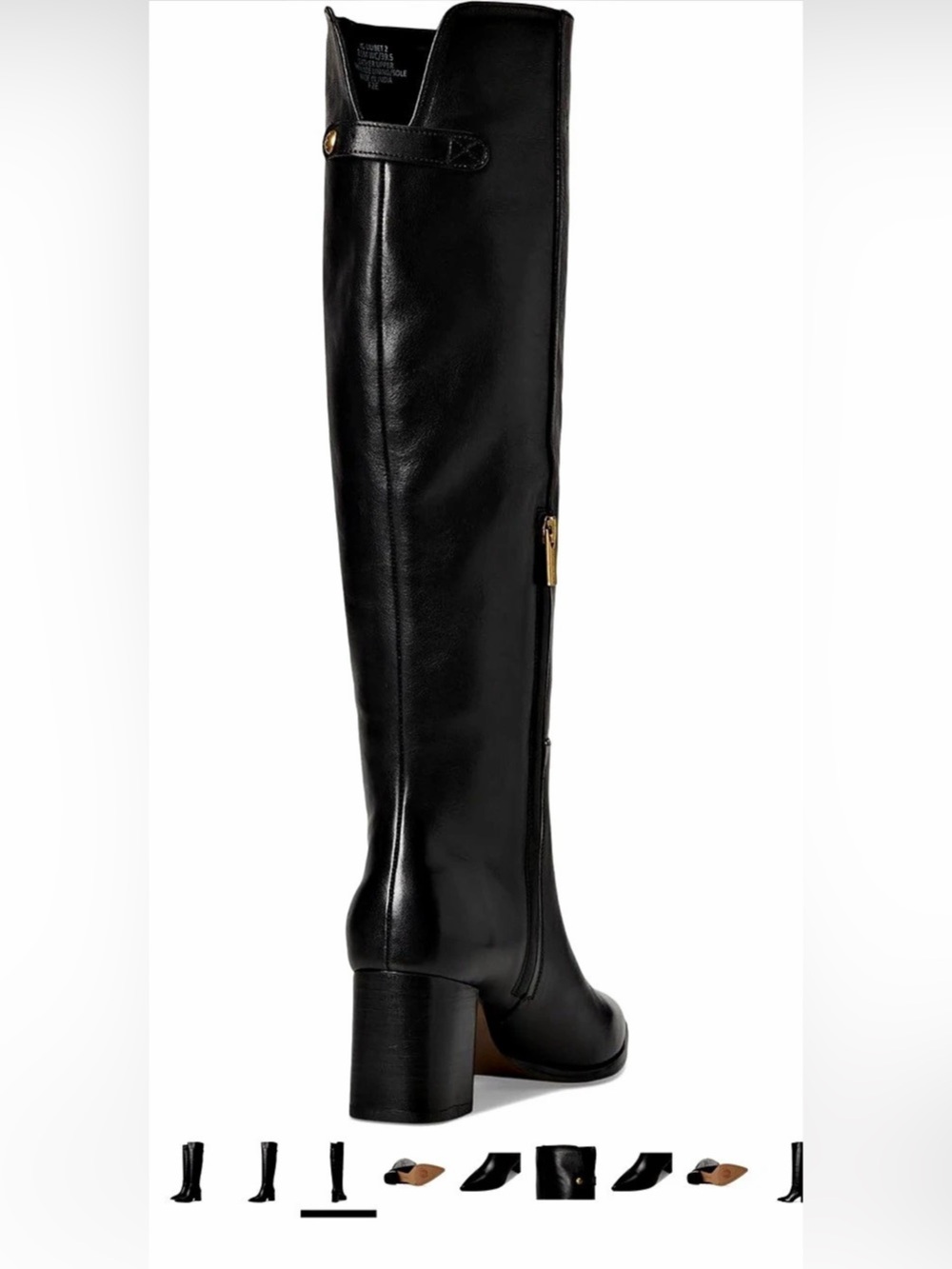 Vince Camuto Lilibet Wide Calf Knee High Boot Boots Black US 11W - Picture 3 of 13
